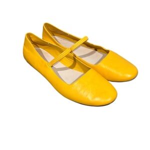 Everlane Sunny Yellow Mary Jane Flats